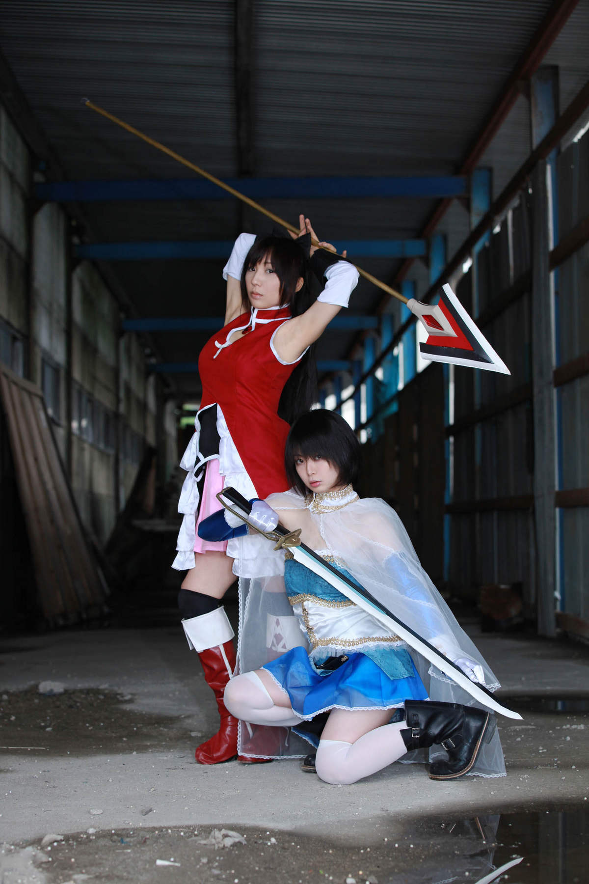 (C80) (コスプレ)   Sayaka and Kyoko  CosPlay制服诱惑套图